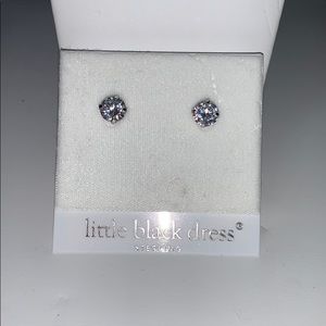 NWT Cubic Zirconia Sterling Silver Stud Earrings